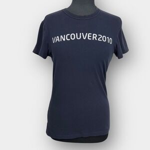 Vancouver 2010 Winter Olympics Tee HBC Navy Women's Small Licensed